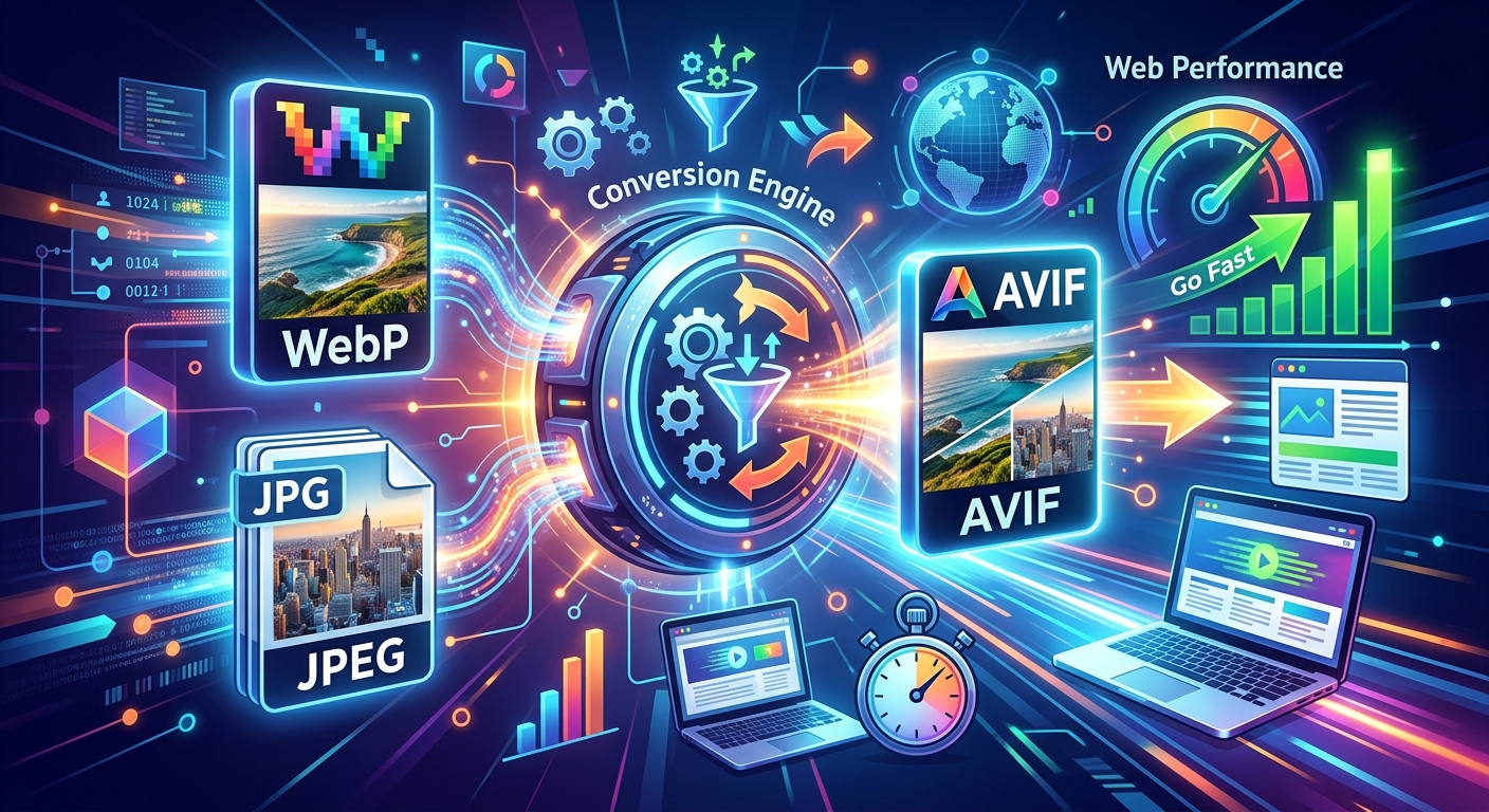 How to Convert WebP and JPEG Images to AVIF for Web Performance